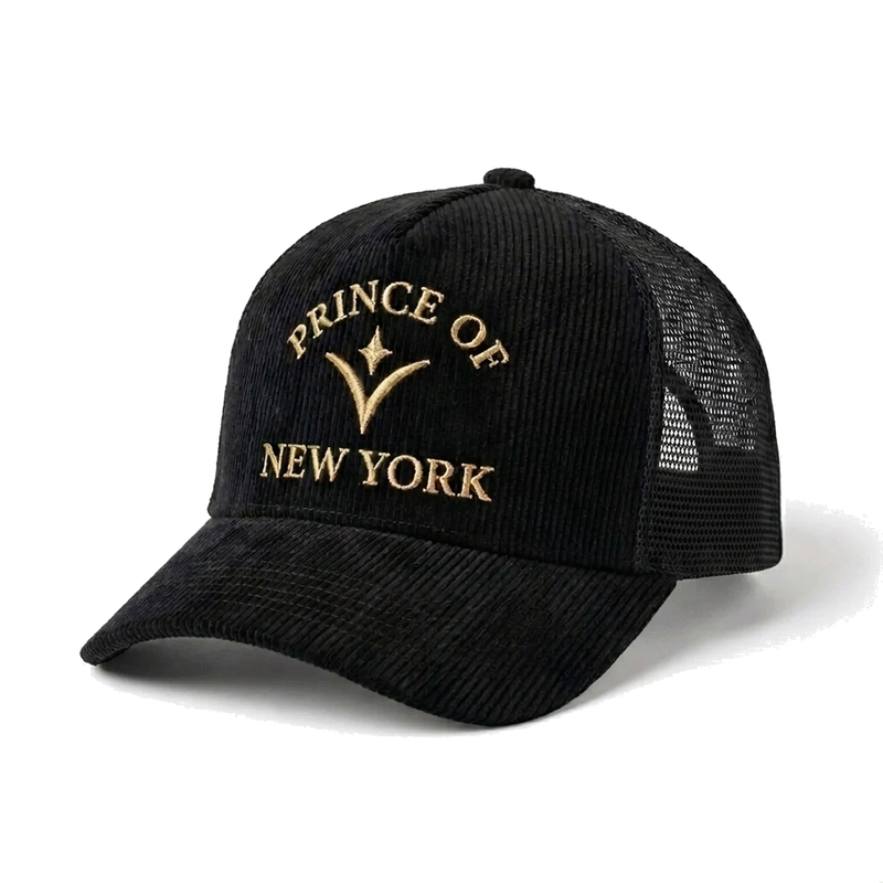 Prince of New York Black - studio on pure white