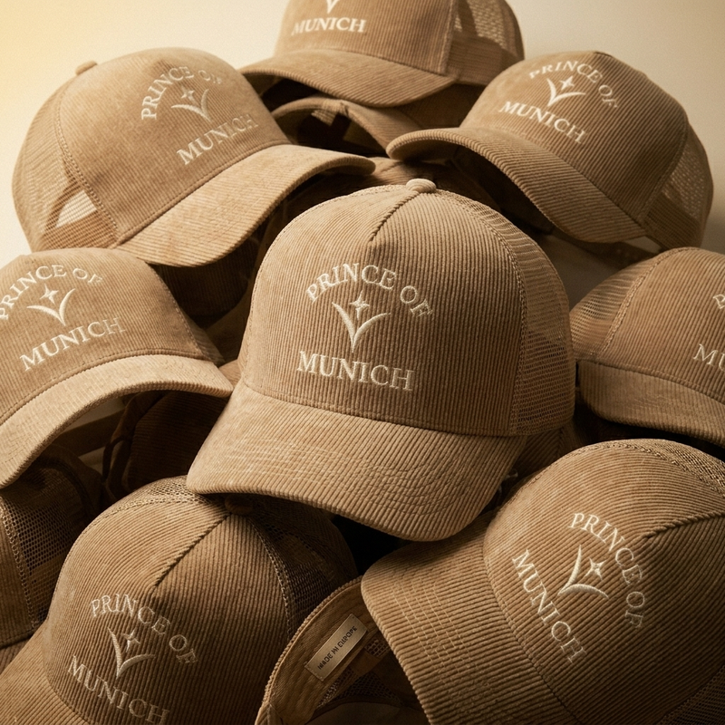 Prince of Munich corduroy caps - the run, designed in Munich
